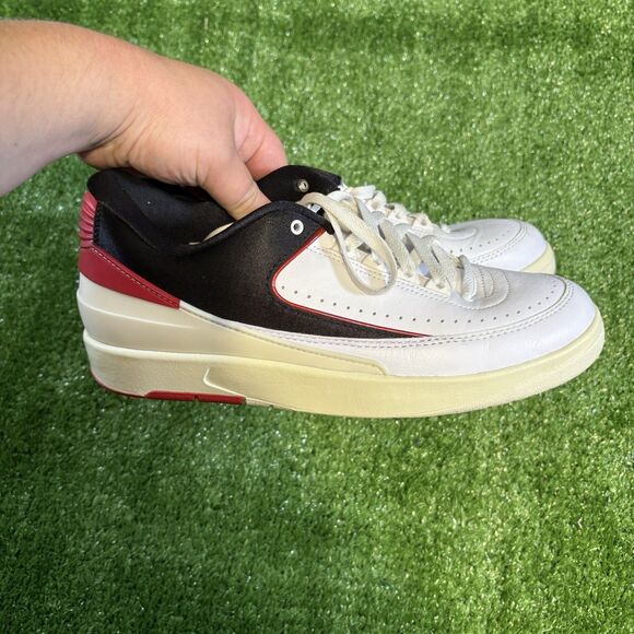 Nike Air Jordan Retro 2 Low Chicago Twist Black Red White FD4849-106 W11.5 M10 - Picture 1 of 6